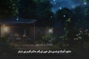دانلود آهنگ تو شدی مثل خون تو رگام حاکم قلبم نور شبام